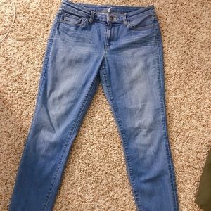 LOFT Super Skinny Jeans Light Wash